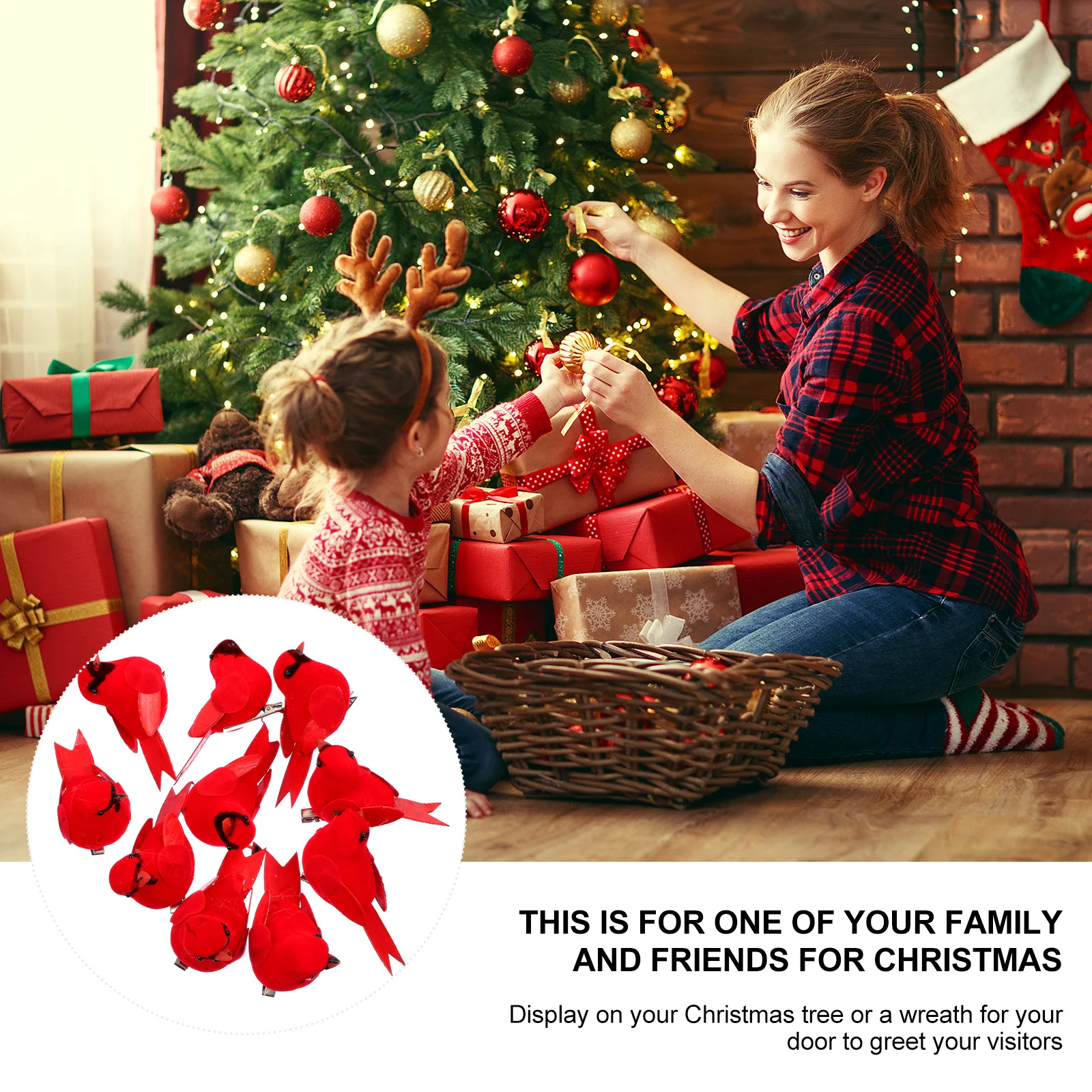 10Pcs Christmas Cardinal Birds Red Clip Decorations for Tree Wreath Garland Xmas Bird Ornaments Christmas Birds
10Pcs Christmas Cardinal Birds Red Clip Decorations for Tree Wreath Garland Xmas Bird Ornaments Christmas Birds