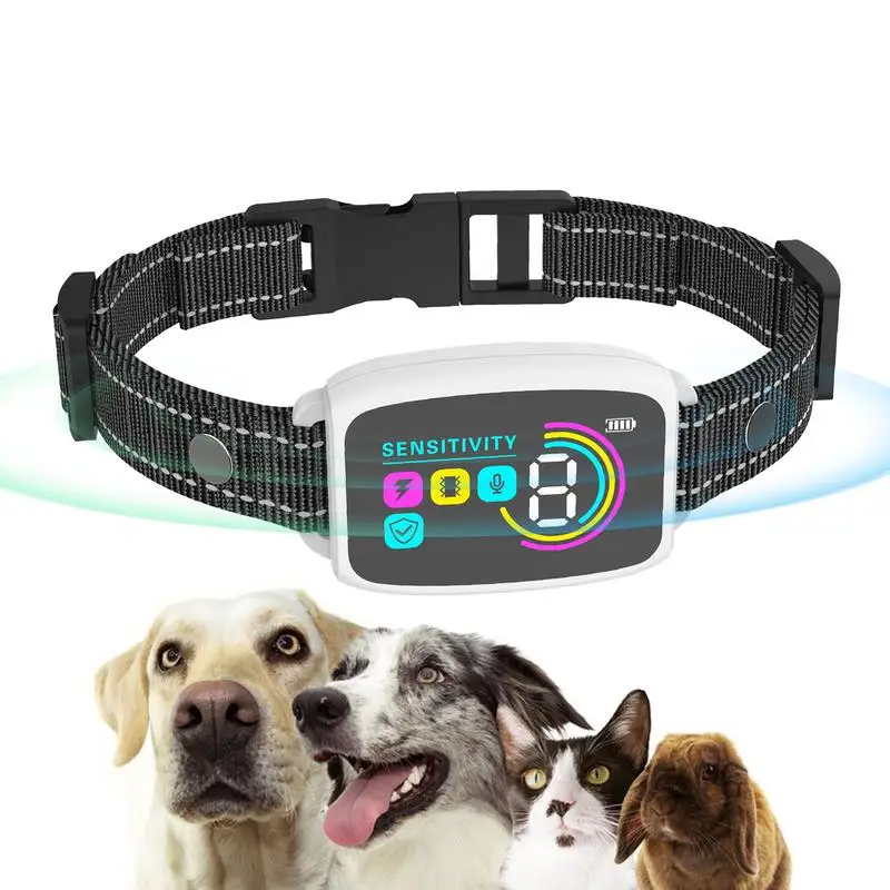 Smart No Bark Collar Voice-Activated Anti-Barking Training Supplies Voice-Activated Pet Training Automatic Stop Bark With 4
Smart No Bark Collar Voice-Activated Anti-Barking Training Supplies Voice-Activated Pet Training Automatic Stop Bark With 4