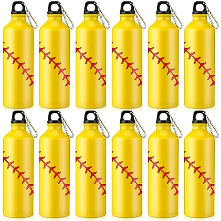 12 Pcs Softball Water Bottle Team Gift Bulk Aluminum Leak Proof Lightweight Sports Water Bottle Reusable with Twist Cap Buckle
12 Pcs Softball Water Bottle Team Gift Bulk Aluminum Leak Proof Lightweight Sports Water Bottle Reusable with Twist Cap Buckle