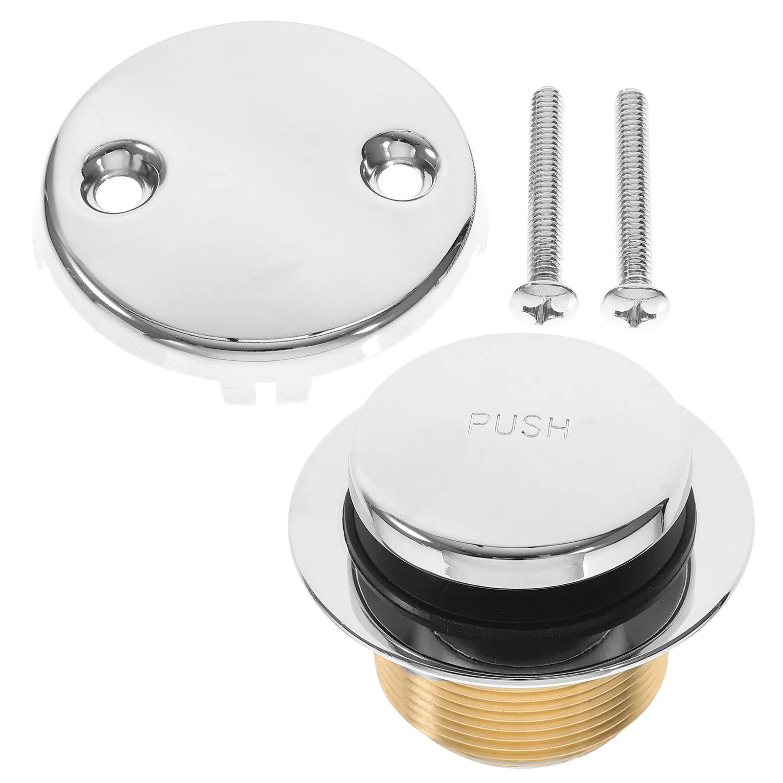 1Set Bathtub Drain and Overflow Kit Stainless Steel Copper Tub Drain Trim Cover Replacement Bath Stopper Plug Easy to Use
1Set Bathtub Drain and Overflow Kit Stainless Steel Copper Tub Drain Trim Cover Replacement Bath Stopper Plug Easy to Use