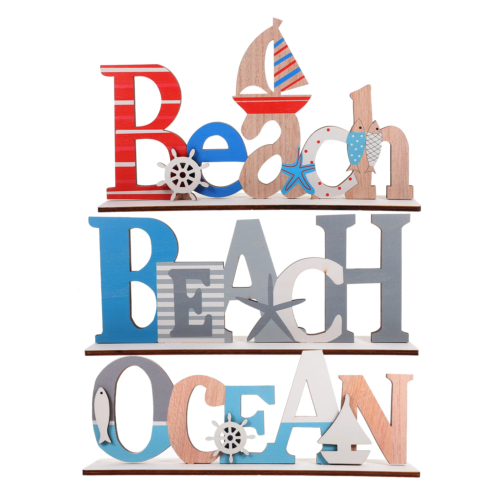 3pcs Ocean Style Wooden Ornaments Prints Home Decor Signs Nautical Table Centerpieces Wood Crafts Gifts
3pcs Ocean Style Wooden Ornaments Prints Home Decor Signs Nautical Table Centerpieces Wood Crafts Gifts