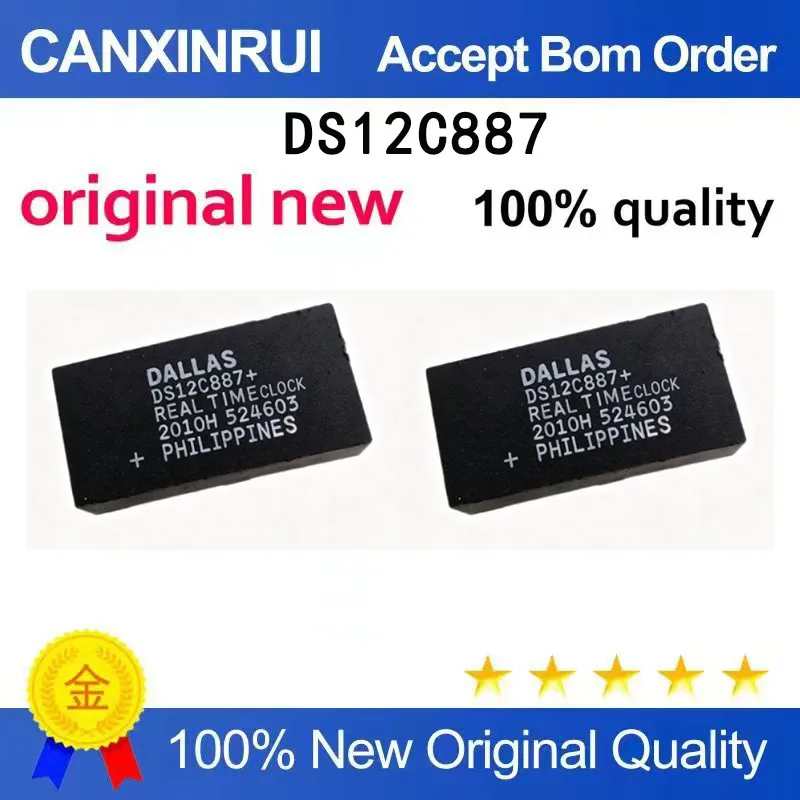 (5-100 PCS) Brand new original DS12C887 DIP18 clock chip IC in stock
(5-100 PCS) Brand new original DS12C887 DIP18 clock chip IC in stock