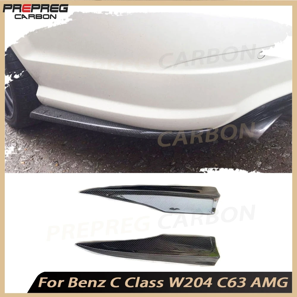 Carbon Fiber Rear Bumper Side Splitters Aprons Spoiler Car Styling Body Kits For Benz C Class W204 C63 AMG 2008-2014
Carbon Fiber Rear Bumper Side Splitters Aprons Spoiler Car Styling Body Kits For Benz C Class W204 C63 AMG 2008-2014