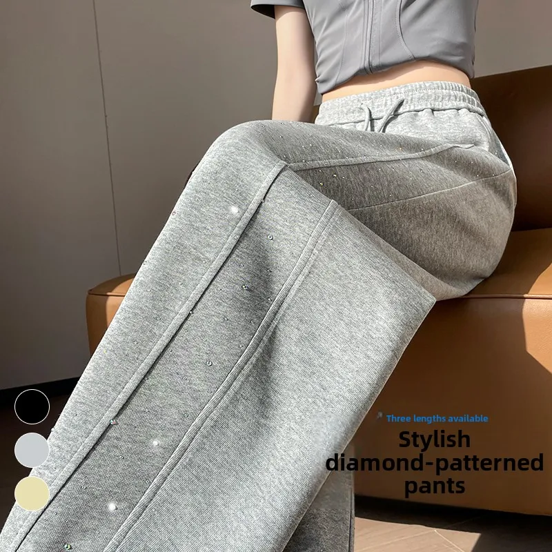 Summer 2026 High Waist Wide Leg Pants Asymmetrical Design Diamond Embellished Straight Cut Floor Length Women's Fashion Casua...
Summer 2026 High Waist Wide Leg Pants Asymmetrical Design Diamond Embellished Straight Cut Floor Length Women's Fashion Casua...