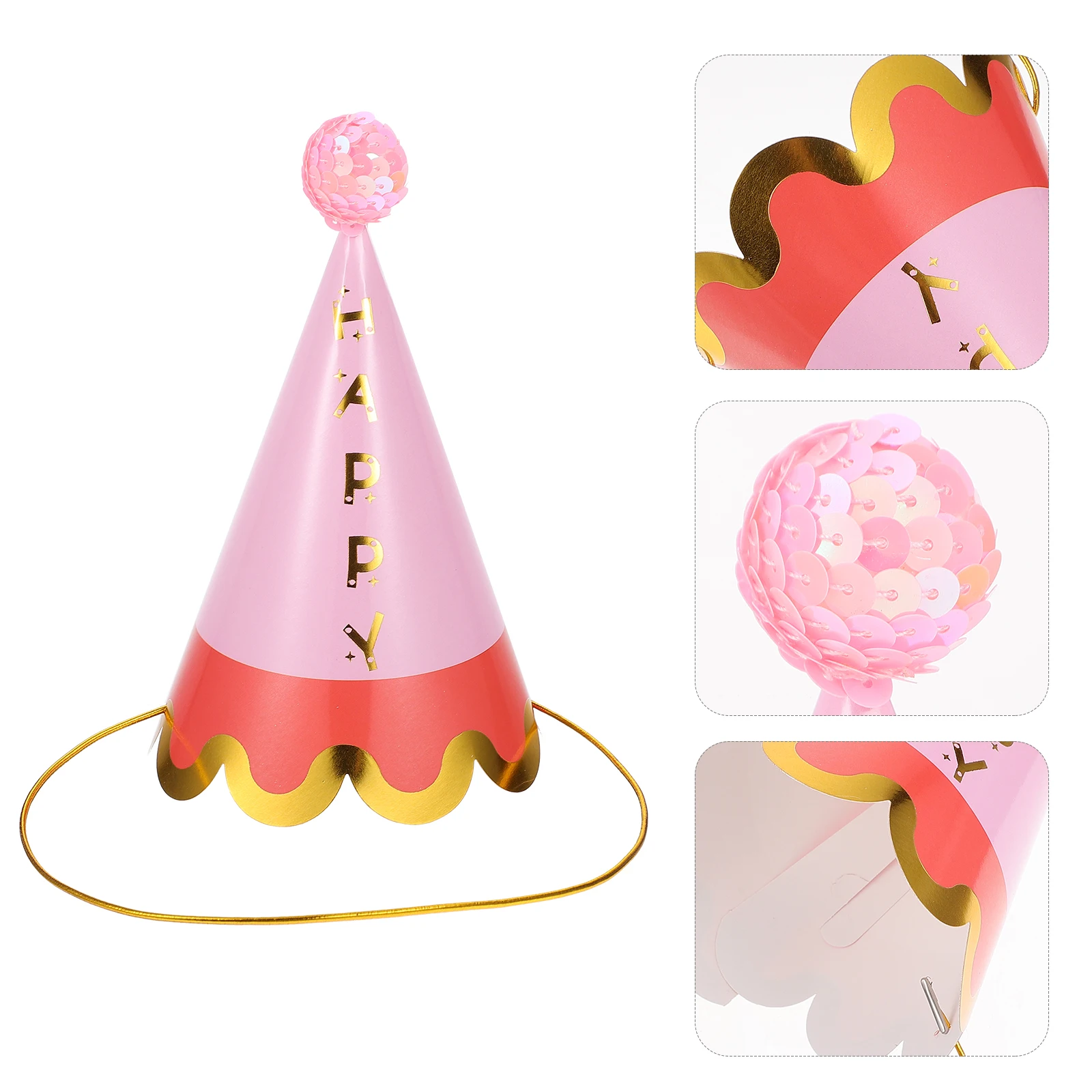 5 Pcs Birthday Party Hats Photo Props Conical Paper Supplies Child Toddler Versatile Headdress Celebratory Accessories Perfect 
5 Pcs Birthday Party Hats Photo Props Conical Paper Supplies Child Toddler Versatile Headdress Celebratory Accessories Perfect