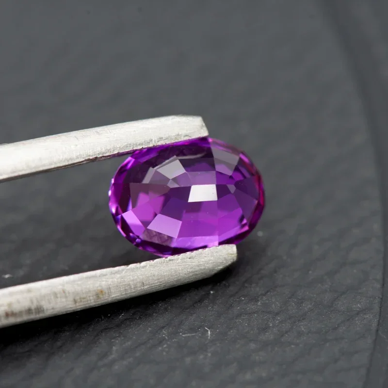 Oval Shape Purplish Red Color Lab Grown Sapphire Charms Gemstones Diy Jewelry Making Material Selectable Beads with Certificate
Oval Shape Purplish Red Color Lab Grown Sapphire Charms Gemstones Diy Jewelry Making Material Selectable Beads with Certificate