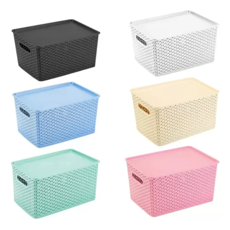 03 Un. Stackable Organizer Basket Rattan 15 L Color White Stripes Boxes, Boxes and Baskets Decorative Boxes
03 Un. Stackable Organizer Basket Rattan 15 L Color White Stripes Boxes, Boxes and Baskets Decorative Boxes
