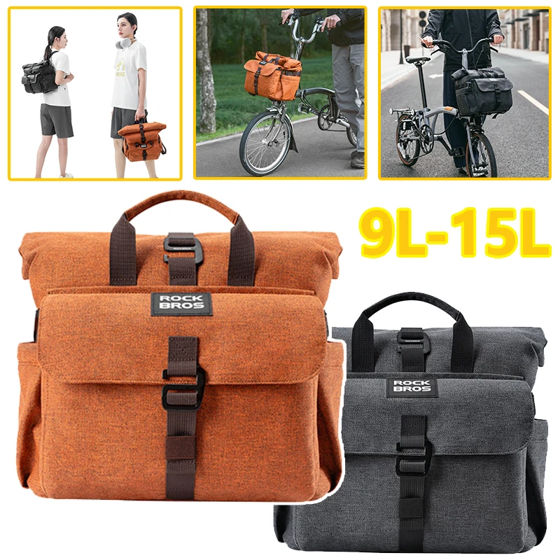 9L-15L Foldable bicycle front pocket with adapter cycling storage bag commuter backpack handbag travel bag Computer bag
9L-15L Foldable bicycle front pocket with adapter cycling storage bag commuter backpack handbag travel bag Computer bag