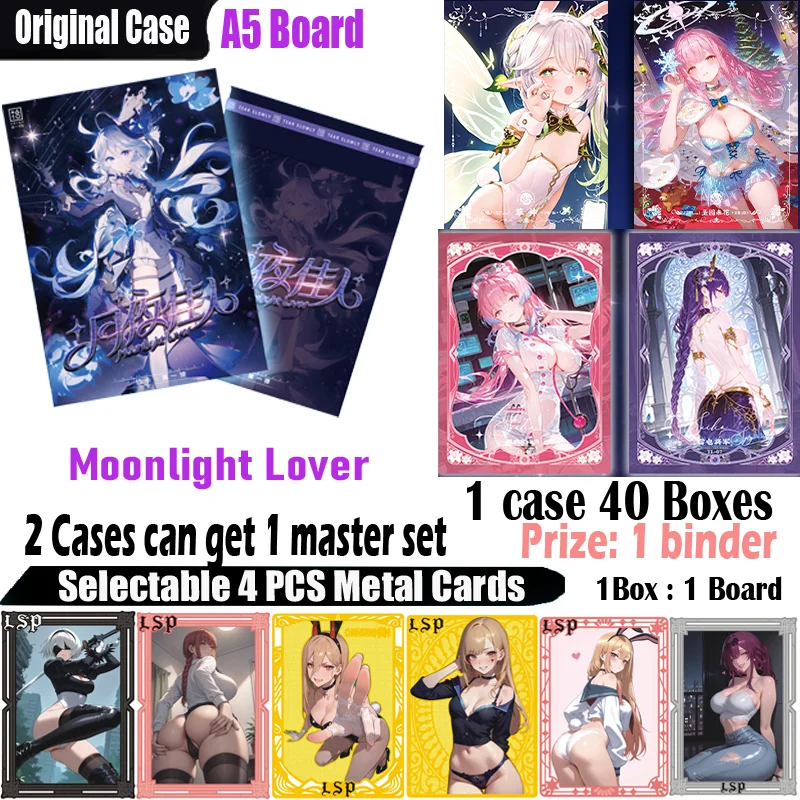 Goddess Collection Card A5 Size Board " Moonlight Lover " Waifu Card Hobby Genshin CCG Card Doujin Toys Board Gifts
Goddess Collection Card A5 Size Board " Moonlight Lover " Waifu Card Hobby Genshin CCG Card Doujin Toys Board Gifts