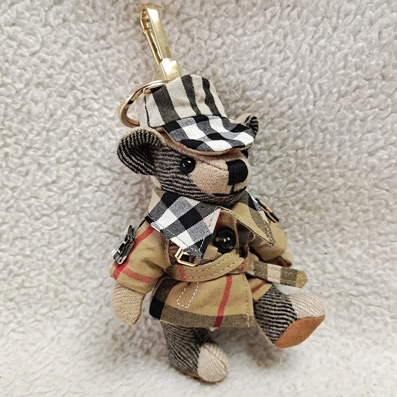 2026 Luxury Cashmere Plaid Teddy Bear Keychain Bag Charm Car Pendant With Crystal Flower Detail Car Decor Bag Accessory
2026 Luxury Cashmere Plaid Teddy Bear Keychain Bag Charm Car Pendant With Crystal Flower Detail Car Decor Bag Accessory