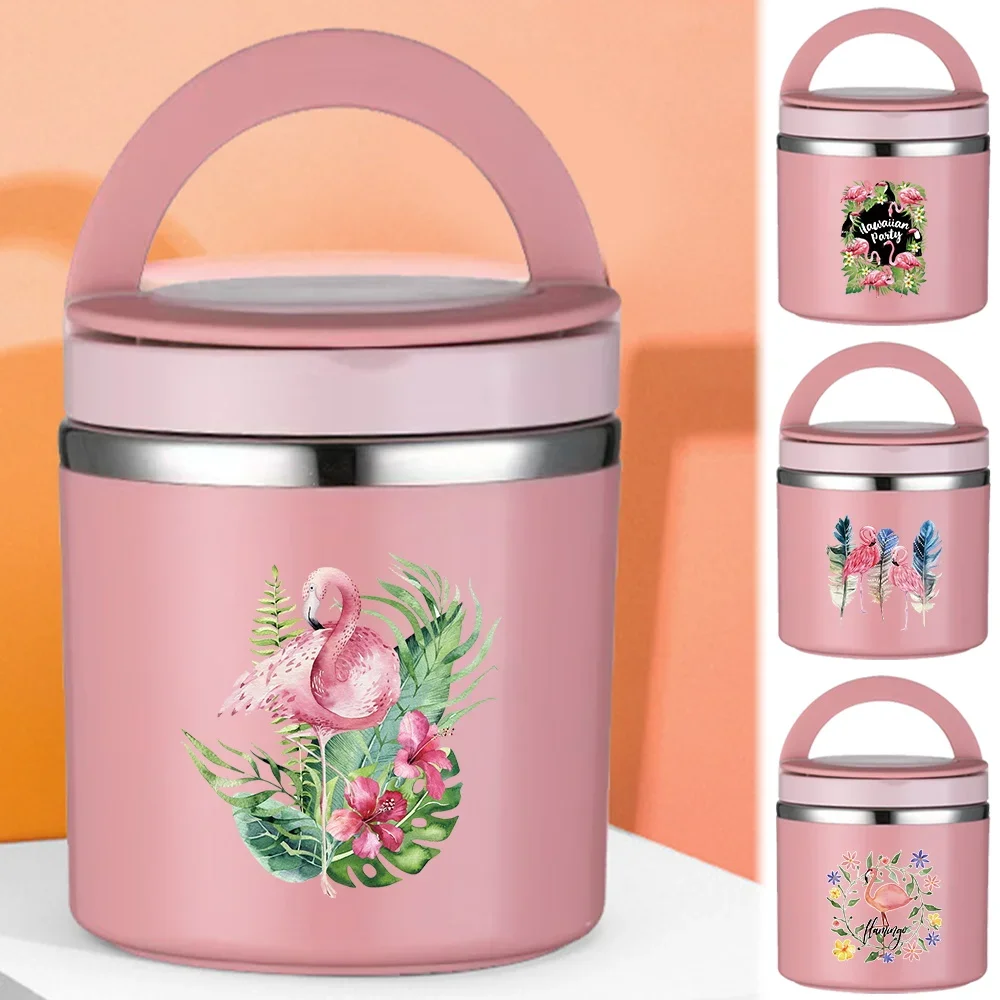 Thermal Jar Insulated Soup Cup Portable Children Student Office Bento Box Single Layer Picnic Storage Flamingo Pattern Lunch Box
Thermal Jar Insulated Soup Cup Portable Children Student Office Bento Box Single Layer Picnic Storage Flamingo Pattern Lunch Box