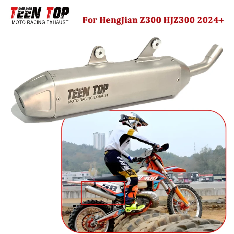 Dirt Bike Exhaust Pipe For Hengjian Z300 Slip-on Exhaust HJZ300 Racing Exhaust Muffler Elbow 304Stainless Escape Moto Silencieux
Dirt Bike Exhaust Pipe For Hengjian Z300 Slip-on Exhaust HJZ300 Racing Exhaust Muffler Elbow 304Stainless Escape Moto Silencieux