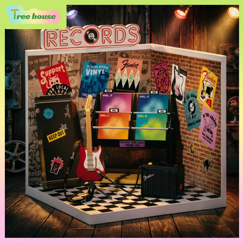 Original Miniverse Real Music Record Shop x Fender Collaboration: DIY Miniature Micro Scene Model & Surprise Collectible Toy
Original Miniverse Real Music Record Shop x Fender Collaboration: DIY Miniature Micro Scene Model & Surprise Collectible Toy