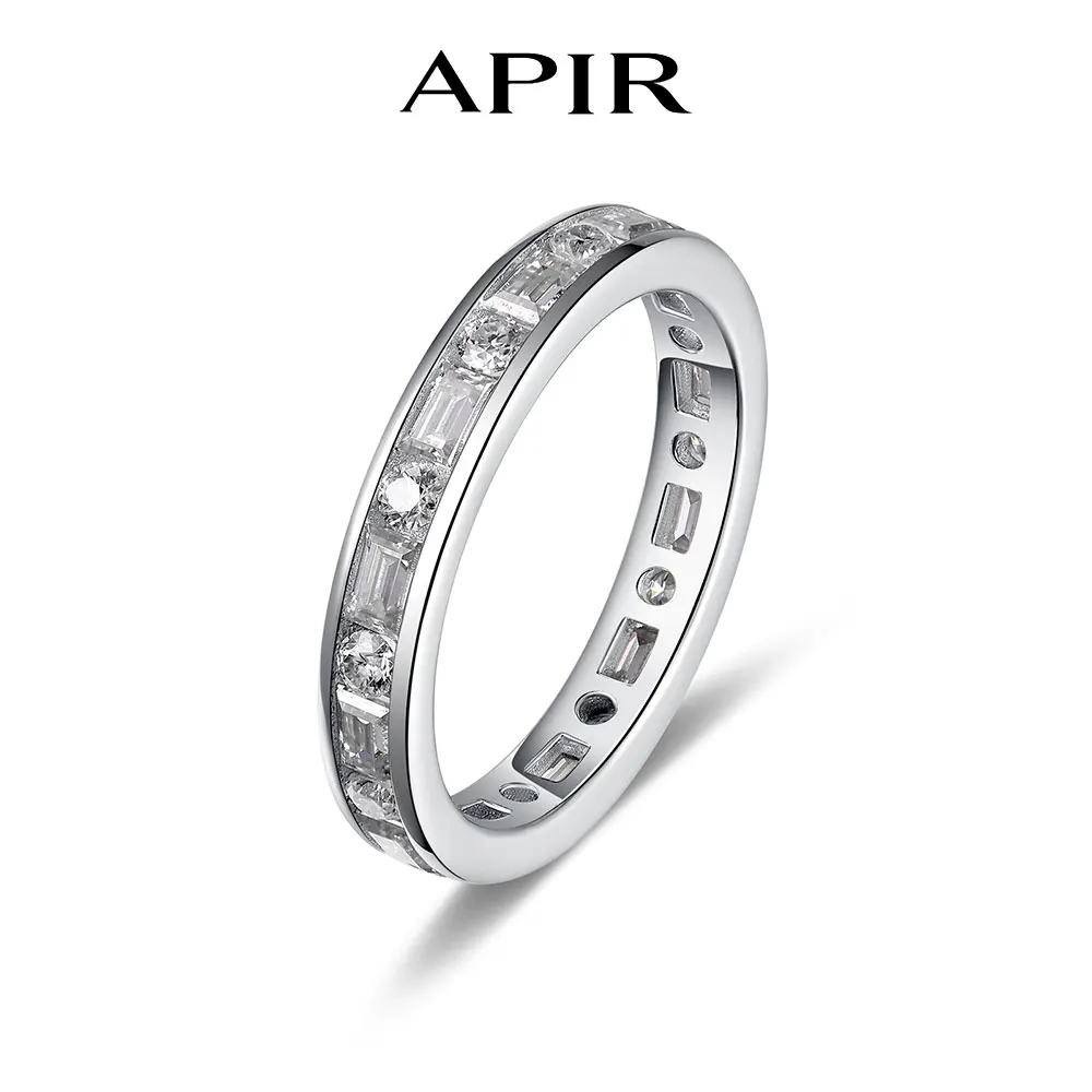 APIR Moissanite Eternity Ring for Women 925 Sterling Silver D Color VVS1 Full Eternity Stackable Wedding Band Fine Jewelry Gifts
APIR Moissanite Eternity Ring for Women 925 Sterling Silver D Color VVS1 Full Eternity Stackable Wedding Band Fine Jewelry Gifts