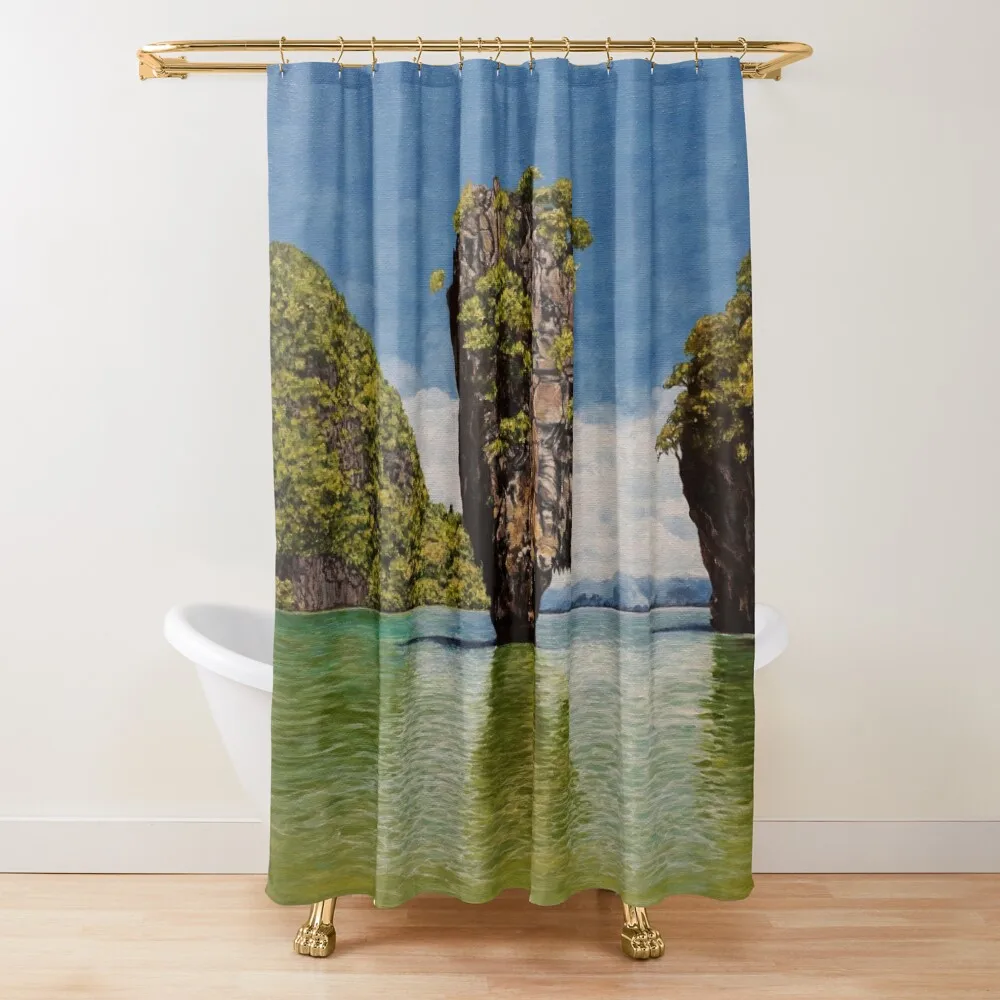 James Bond Island - Thailand Shower Curtain Shower Set For Bathroom Bathroom Showers Shower Set Curtain
James Bond Island - Thailand Shower Curtain Shower Set For Bathroom Bathroom Showers Shower Set Curtain
