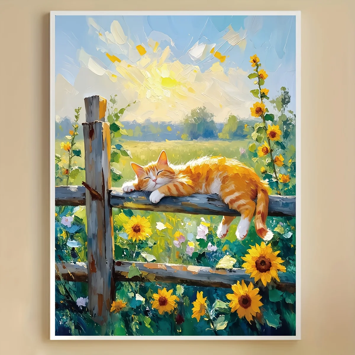 Теплые солнечные цветы спящий кот домашний декор искусство цифровая картина маслом DIY ручная роспись подарки
Теплые солнечные цветы спящий кот домашний декор искусство цифровая картина маслом DIY ручная роспись подарки