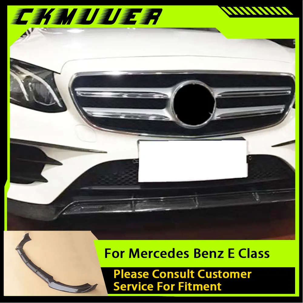 CKMUUER Carbon Fiber Front Bumper Lip Spoiler For Mercedes Benz E Class W213 E200 E300 Sport 2017 2018 Up Car Styling
CKMUUER Carbon Fiber Front Bumper Lip Spoiler For Mercedes Benz E Class W213 E200 E300 Sport 2017 2018 Up Car Styling