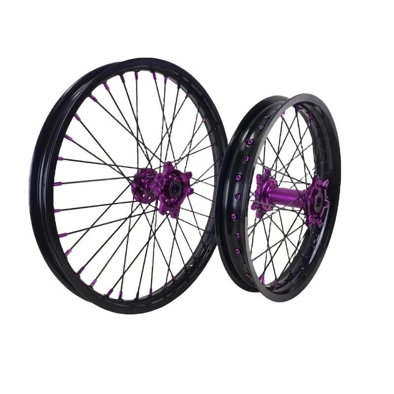 Комплект колес Fit Ultra Bee 21*1.6 18*2.15 для мотоциклов Motard и электрических кроссовых мотоциклов
Комплект колес Fit Ultra Bee 21*1.6 18*2.15 для мотоциклов Motard и электрических кроссовых мотоциклов