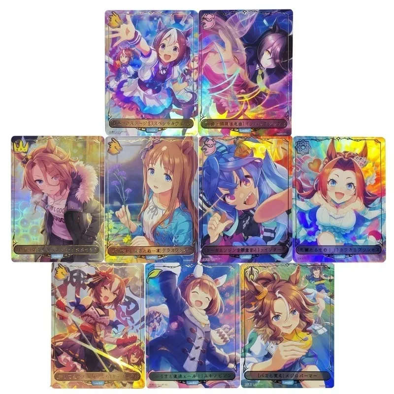 DIY Pretty Derby Series UV Self-made Refractive Flash Card 9pcs Animation Cartoon Silence Suzuka Game Collection Card Toy Gift
DIY Pretty Derby Series UV Self-made Refractive Flash Card 9pcs Animation Cartoon Silence Suzuka Game Collection Card Toy Gift