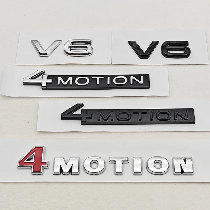 3D ABS Car Letters Logo 4Motion V6 Rear Trunk Badge Emblem Sticker Decals For VW Tayron Golf MK4 5 Tiguan 4MOTION V6 Accessories
3D ABS Car Letters Logo 4Motion V6 Rear Trunk Badge Emblem Sticker Decals For VW Tayron Golf MK4 5 Tiguan 4MOTION V6 Accessories