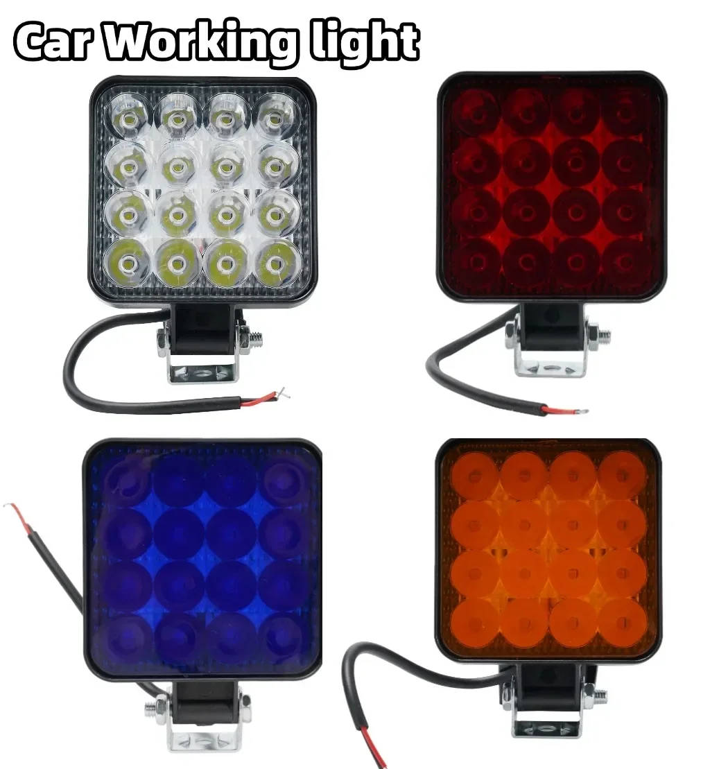 1Pc Car LED Bar Worklight 48W Offroad Work Light 12V Auto Light Fog Lamp Off Road 4x4 LED Tractor Spotlight For Truck ATV
1Pc Car LED Bar Worklight 48W Offroad Work Light 12V Auto Light Fog Lamp Off Road 4x4 LED Tractor Spotlight For Truck ATV