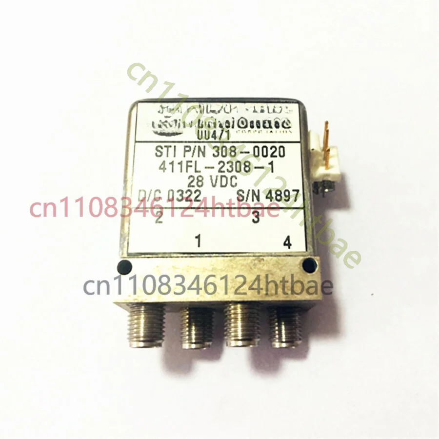 1pcs 411FL-2308-1 DPDT SMA Coaxial double pole double throw switch 28Vdc DC to 18 GHz
1pcs 411FL-2308-1 DPDT SMA Coaxial double pole double throw switch 28Vdc DC to 18 GHz