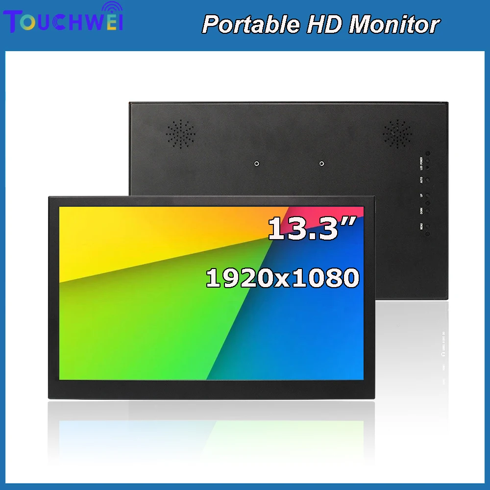 13.3 Inch Portable Monitor MINI HDMI 1920*1080 Resolution IPS Gaming Computer Display for PC PS4
13.3 Inch Portable Monitor MINI HDMI 1920*1080 Resolution IPS Gaming Computer Display for PC PS4