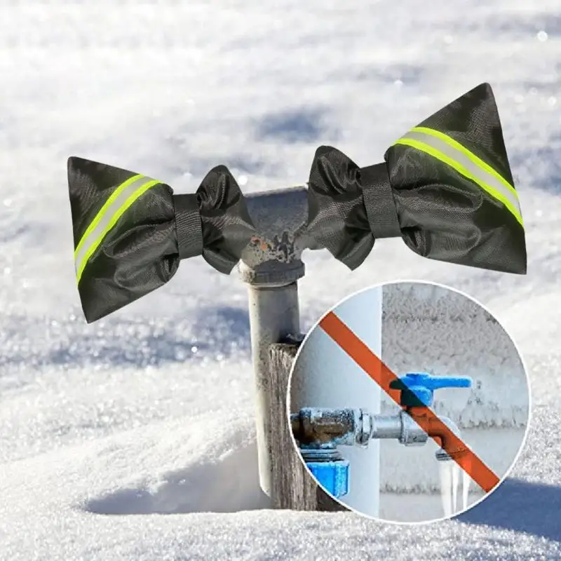 Outdoor Faucet Freeze Cover With Reflective Strips Winter Insulated Faucet Protector Insulation Sleeve C7AC
Outdoor Faucet Freeze Cover With Reflective Strips Winter Insulated Faucet Protector Insulation Sleeve C7AC