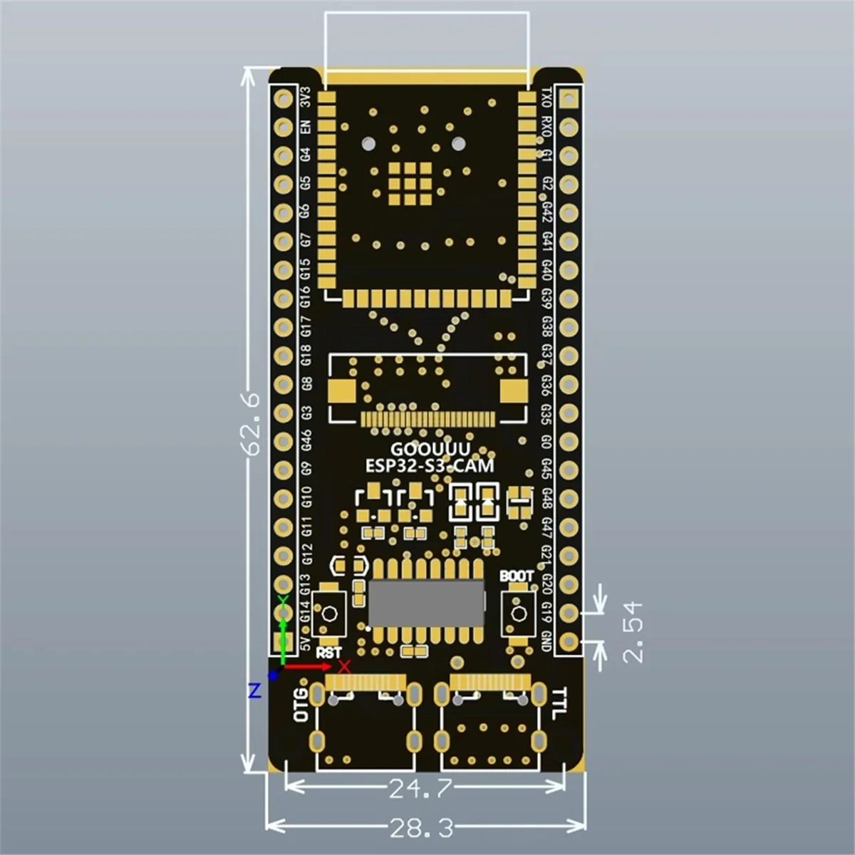 Новая 3C-2 шт. ESP32 S3 макетная плата 2,4G Wi-Fi модуль для модуля камеры OV2640 8 МБ PSRAM 16 МБ FLASH ESP32 S3 N16R8 CAM
Новая 3C-2 шт. ESP32 S3 макетная плата 2,4G Wi-Fi модуль для модуля камеры OV2640 8 МБ PSRAM 16 МБ FLASH ESP32 S3 N16R8 CAM