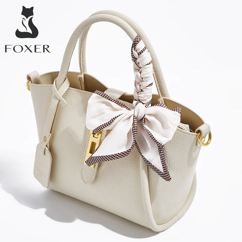 FOXER Lady's Handbag PU Leather Shoulder Bag Elegant Design Fashion Crossbody Bag Trapezoid Bag Commute Travel Gift for Lover
FOXER Lady's Handbag PU Leather Shoulder Bag Elegant Design Fashion Crossbody Bag Trapezoid Bag Commute Travel Gift for Lover