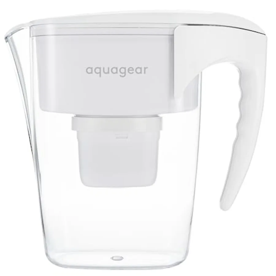 Water Filter Pitcher Lead, Chlorine, PFOA/PFOS, Microplastics Filter, 10 Cup, 120 Gallon Filter Life - Filter Media Made in USA
Water Filter Pitcher Lead, Chlorine, PFOA/PFOS, Microplastics Filter, 10 Cup, 120 Gallon Filter Life - Filter Media Made in USA