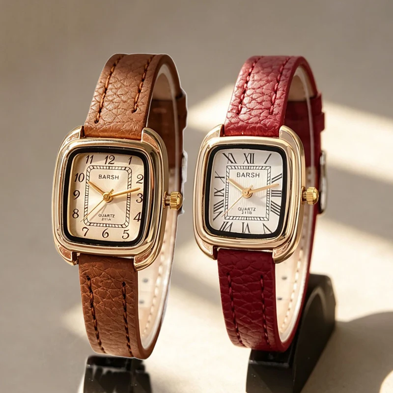 Fashion Leather Belt Watch for Women Luxury Watch Simple Retro Roman Dial Quartz Wristwatches Wholesale Relojes Para Mujer
Fashion Leather Belt Watch for Women Luxury Watch Simple Retro Roman Dial Quartz Wristwatches Wholesale Relojes Para Mujer