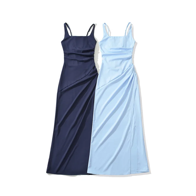 Dave&Di Women's New European And American Style Fashionable Sexy Spicy Girl Solid Color Fishbone Slit Long Dress
Dave&Di Women's New European And American Style Fashionable Sexy Spicy Girl Solid Color Fishbone Slit Long Dress