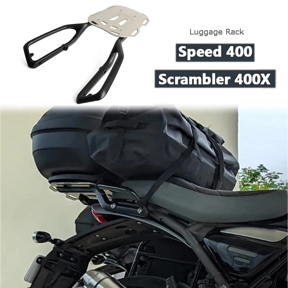 Для 2024 2025 Speed 400 и Scrambler 400X Speed400 Багажник Задний багажник Adventure Touring Багажник для мотоциклетной сумки Кронштейн
Для 2024 2025 Speed 400 и Scrambler 400X Speed400 Багажник Задний багажник Adventure Touring Багажник для мотоциклетной сумки Кронштейн