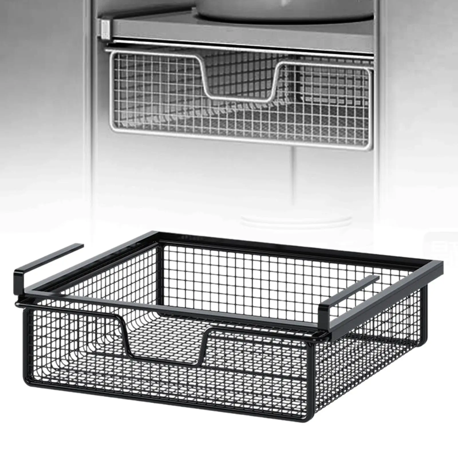 Under Cabinet Basket Easy to Install Organizer Hollowed Design Under The Table Basket for Office Bathroom Bookshelf Pantry Desk
Under Cabinet Basket Easy to Install Organizer Hollowed Design Under The Table Basket for Office Bathroom Bookshelf Pantry Desk