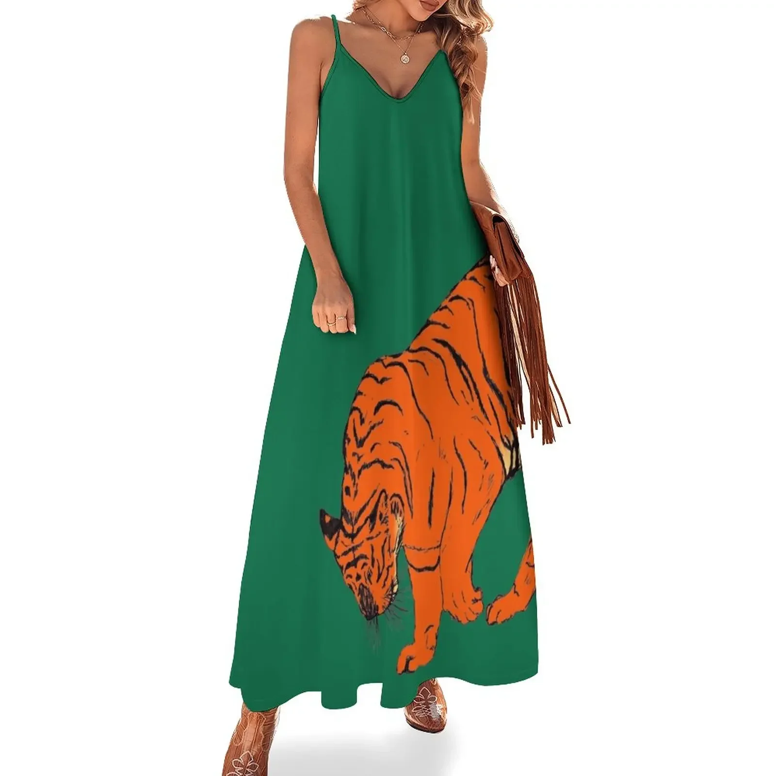 Tiger drawing Sleeveless Dress dresses for official occasions woman dress Dress
Tiger drawing Sleeveless Dress dresses for official occasions woman dress Dress
