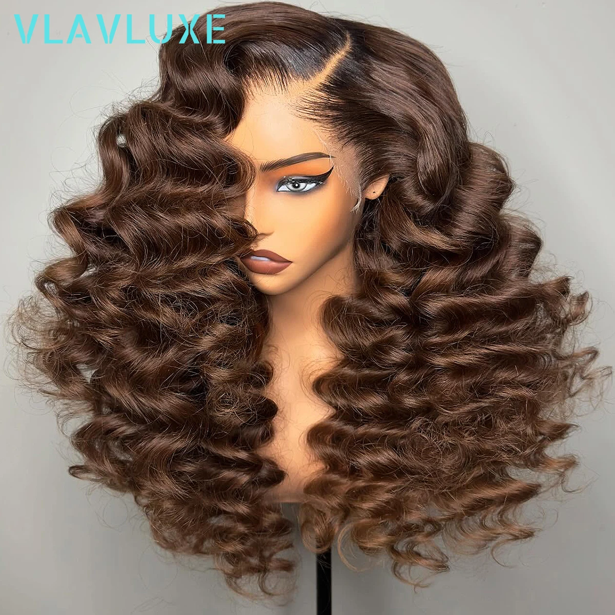 400 Density Human Hair Glueless Wigs Loose Deep Wave Wig Chocolate Brown Colored Remy Human Hair Wigs 13x6 HD Lace Frontal Wig
400 Density Human Hair Glueless Wigs Loose Deep Wave Wig Chocolate Brown Colored Remy Human Hair Wigs 13x6 HD Lace Frontal Wig