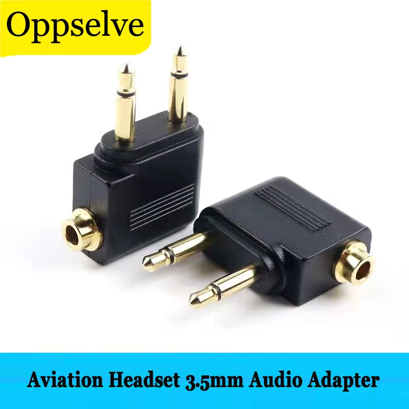 Oppselve Aircraft Aviation Headset Conversion Plug 3.5mm Adapter For Aircraft-specific Audio Transfer 2 Male-to-female Connector
Oppselve Aircraft Aviation Headset Conversion Plug 3.5mm Adapter For Aircraft-specific Audio Transfer 2 Male-to-female Connector