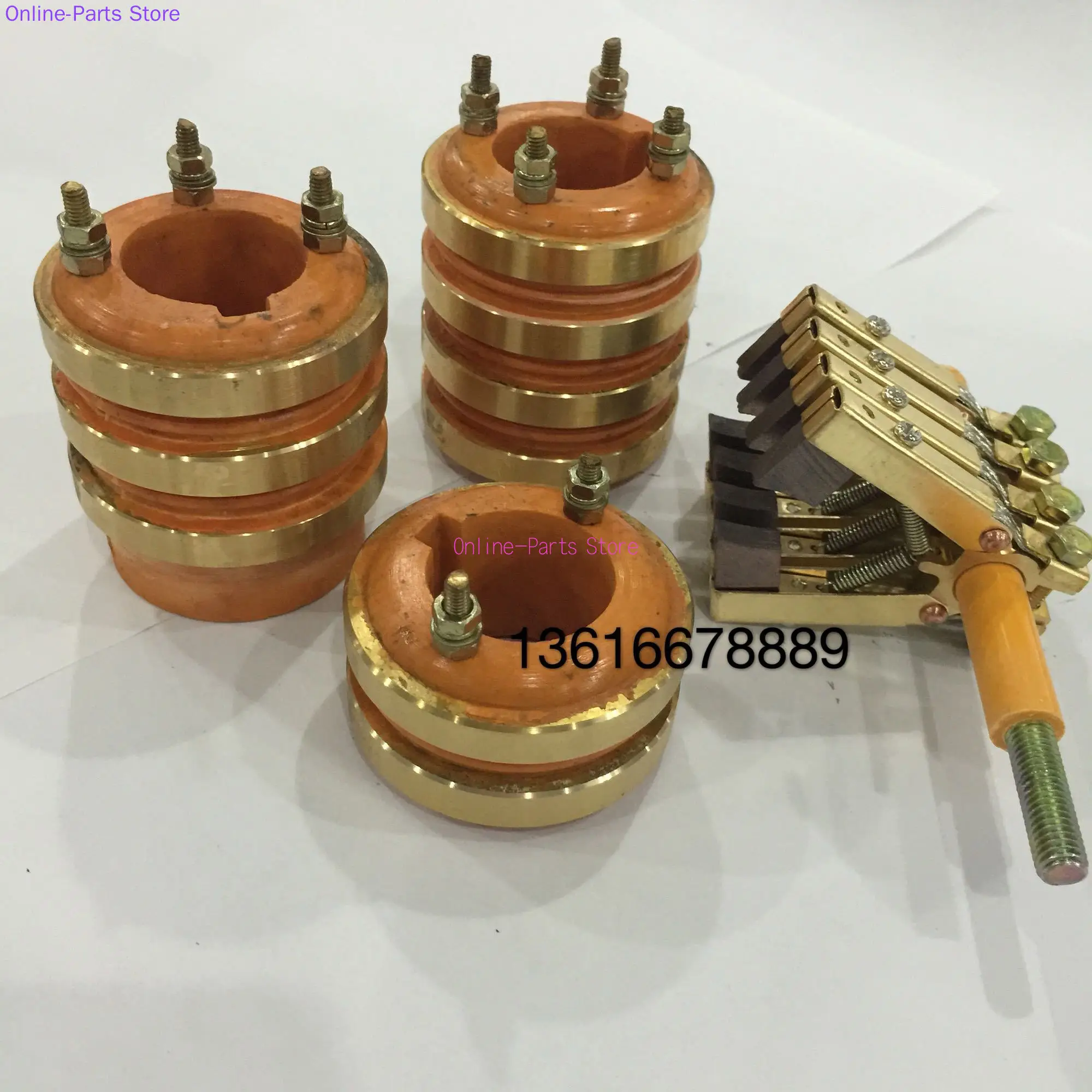 Collecting Ring, Conductive Slip Ring, 2-way, 3-way, 4-way, Inner Diameter 20, 25, 30, 35, Outer Diameter 58, Carbon Brush
Collecting Ring, Conductive Slip Ring, 2-way, 3-way, 4-way, Inner Diameter 20, 25, 30, 35, Outer Diameter 58, Carbon Brush