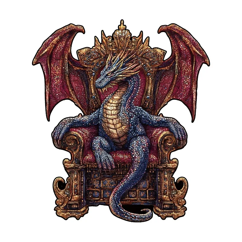 Throne Dragon Irregular Wooden Puzzles for Adults Brain Teaser Stress Relief Toy Unique Art Home Decor Birthday Festival Gifts
Throne Dragon Irregular Wooden Puzzles for Adults Brain Teaser Stress Relief Toy Unique Art Home Decor Birthday Festival Gifts
