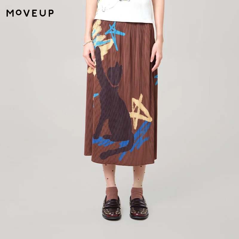 MOVEUP Casual A-Line Skirt 2026 Summer New Elastic Waist Graffiti Cat Star Print Pleated Commuting Lightweight Skirt 3ELX20618
MOVEUP Casual A-Line Skirt 2026 Summer New Elastic Waist Graffiti Cat Star Print Pleated Commuting Lightweight Skirt 3ELX20618