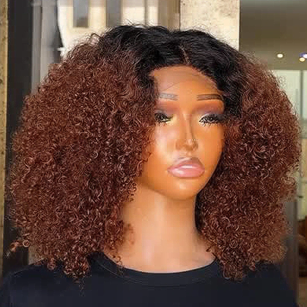 400 Density Ombre Brown Afro Kinky Curly HD Lace Front Wig For Black Women Pre Plucked 16-36 Inches Glueless Wig 100% Human Hair
400 Density Ombre Brown Afro Kinky Curly HD Lace Front Wig For Black Women Pre Plucked 16-36 Inches Glueless Wig 100% Human Hair