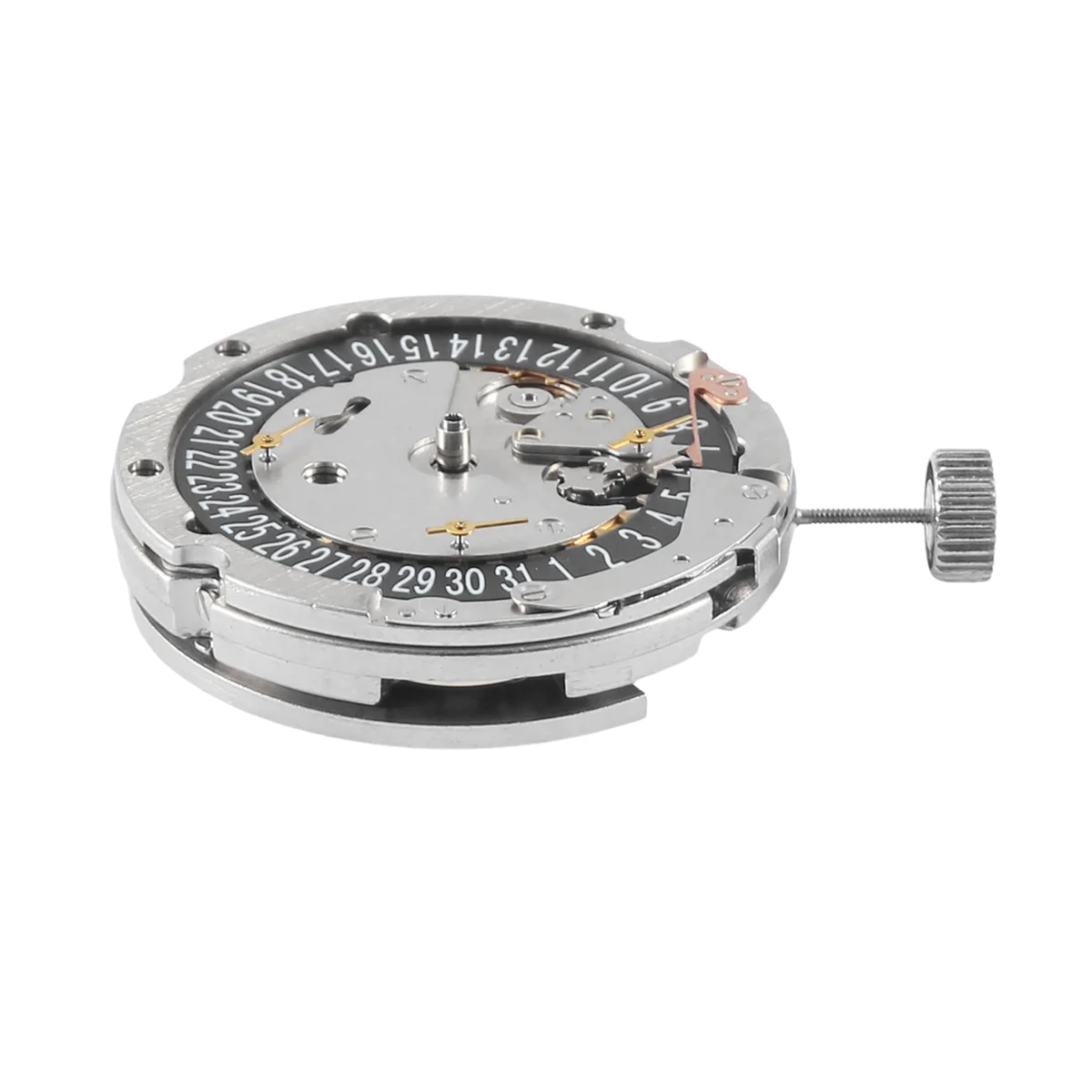 ELBA_ST2552 Six-Pin 6 O'Clock Black Calendar Fully Automatic Mechanical Movement 3/6/9 Small Needle Watch Accessories
ELBA_ST2552 Six-Pin 6 O'Clock Black Calendar Fully Automatic Mechanical Movement 3/6/9 Small Needle Watch Accessories
