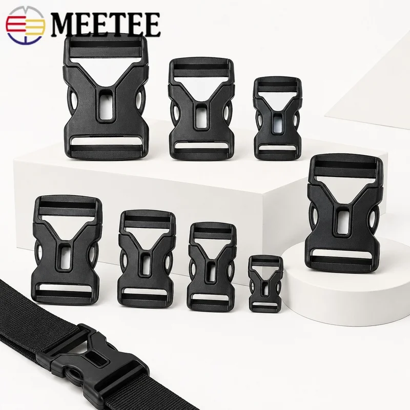 10Pcs 20-50mm Plastic Release Buckles Backpack Strap Adjust Clips Side Squeeze Webbing Belt Hook Clasp Luggage Accessory Kit
10Pcs 20-50mm Plastic Release Buckles Backpack Strap Adjust Clips Side Squeeze Webbing Belt Hook Clasp Luggage Accessory Kit