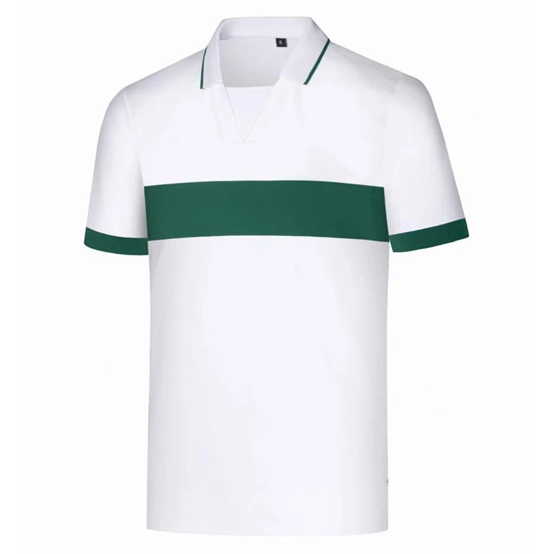 Summer New Golf Men's Sweatshirt Contrast Short Sleeved T-Shirt Outdoor Casual Quick Drying Elastic Polo Pullover No Logo Top
Summer New Golf Men's Sweatshirt Contrast Short Sleeved T-Shirt Outdoor Casual Quick Drying Elastic Polo Pullover No Logo Top