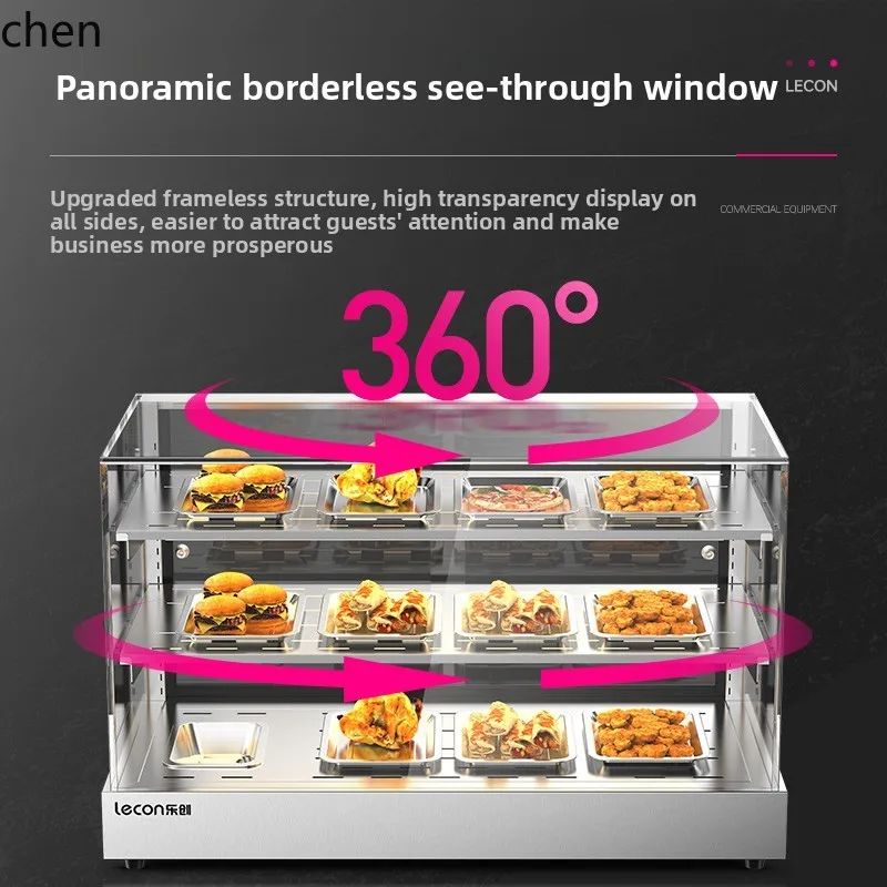 ZS Insulation Cabinet Commercial Fried Chicken Burger Display Cabinet Deli Food Bread Egg Tart Small Heating Thermostat
ZS Insulation Cabinet Commercial Fried Chicken Burger Display Cabinet Deli Food Bread Egg Tart Small Heating Thermostat