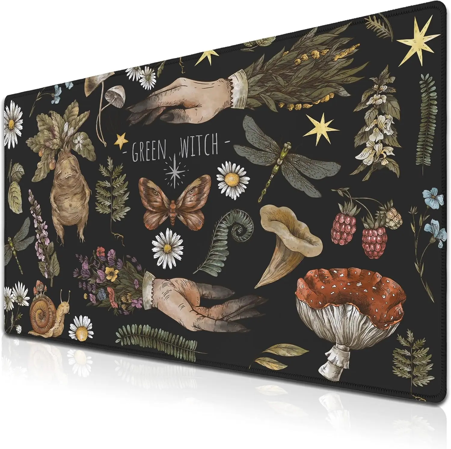 Witch Hands Black Gaming Desk Mat – XXL Waterproof Mouse Pad with Stitched Edges & Non-Slip Base for Work and Gaming
Witch Hands Black Gaming Desk Mat – XXL Waterproof Mouse Pad with Stitched Edges & Non-Slip Base for Work and Gaming