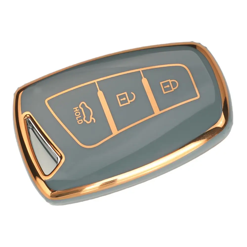 Jingyuqin Remote Soft TPU Remote Car Key Case For Hyundai Santa Fe Grand Santa Fe 2018 IX45 EQUUS AZERA Grandeur HG Sedan
Jingyuqin Remote Soft TPU Remote Car Key Case For Hyundai Santa Fe Grand Santa Fe 2018 IX45 EQUUS AZERA Grandeur HG Sedan