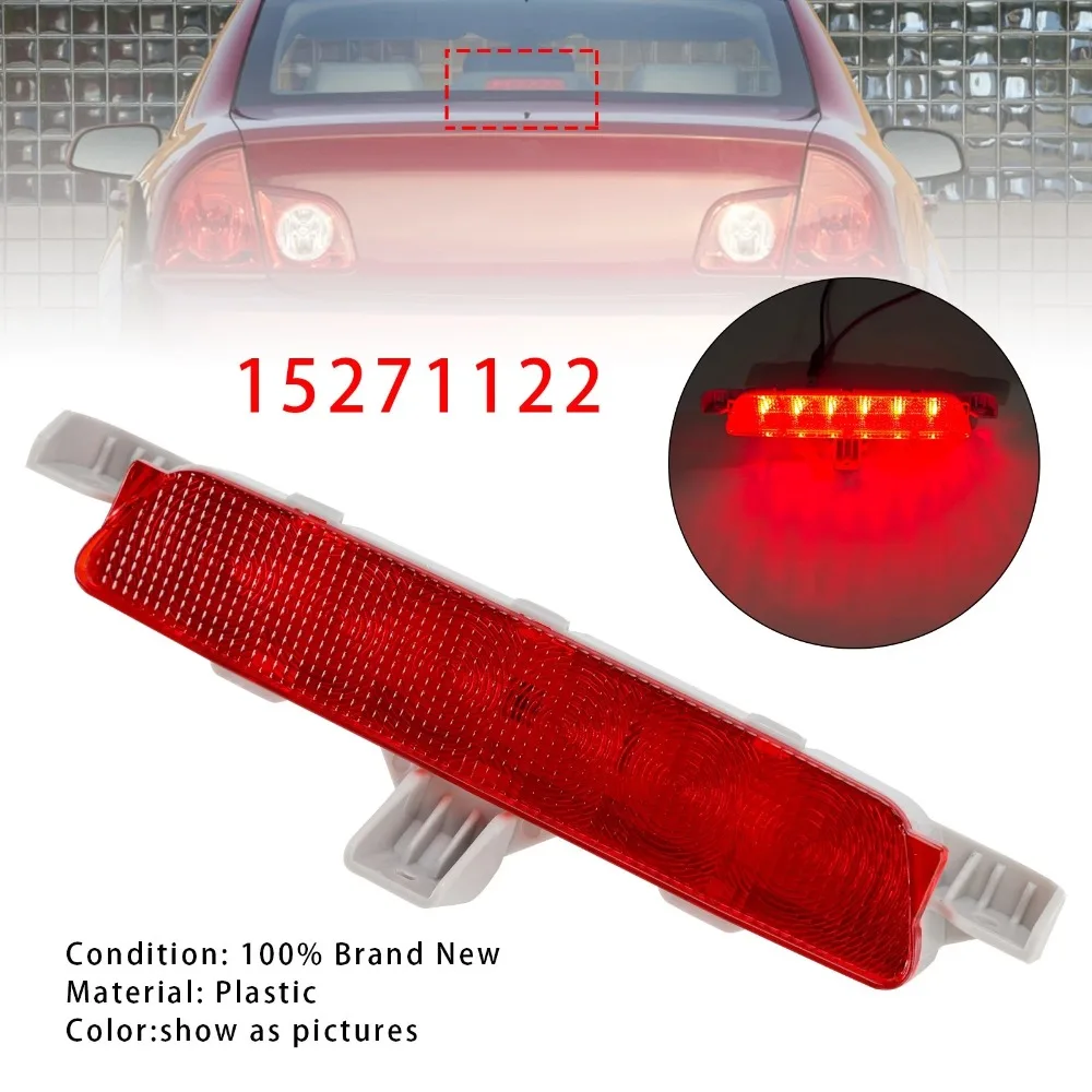 For Chevy Malibu 2008 2009 2010 2011 2012 Red LED High Mounted Third Brake Light Rear High Level Third 3rd Stop Lamp 15271122
For Chevy Malibu 2008 2009 2010 2011 2012 Red LED High Mounted Third Brake Light Rear High Level Third 3rd Stop Lamp 15271122