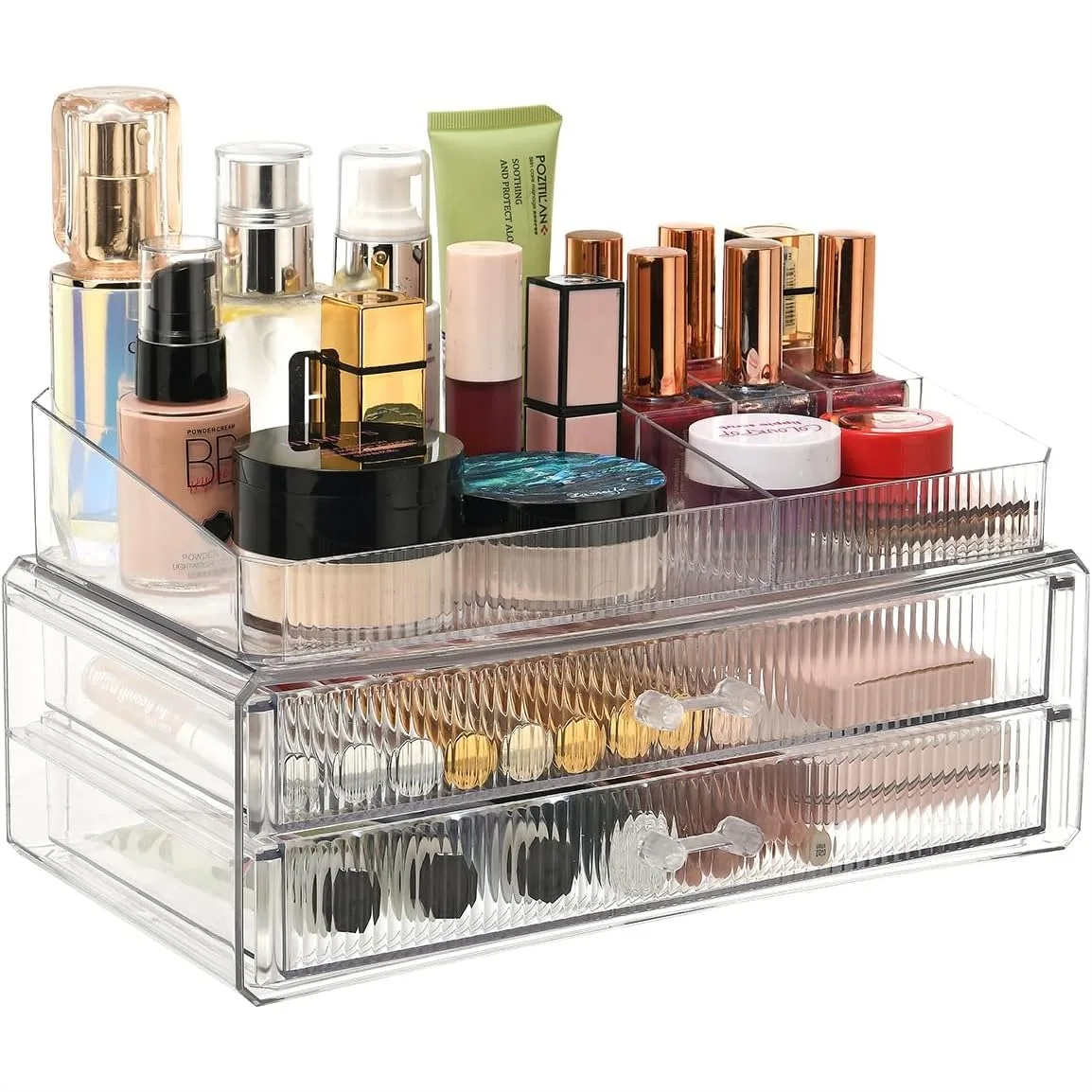 Acrylic Stackable Storage Drawers for Cosmetics, Bathroom, and Pantry Organization
Acrylic Stackable Storage Drawers for Cosmetics, Bathroom, and Pantry Organization